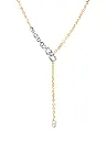 Two-Tone Mariner Link Y-Necklace (316L Stainless Steel)